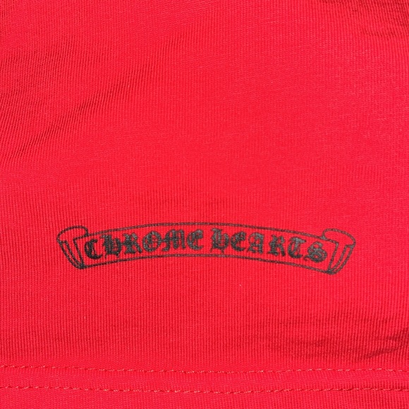 Chrome Hearts x Matty Boy Art Basel Crew Neck T-Shirt 'Red' - Picture 5 of 5